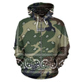 Bandana Camo Bandana Teardrops Pullover Hoodie