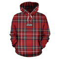 Bandana Red Plaid Bandana Pullover Hoodie